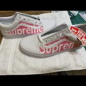 Handmade Vans Old Skool x Pink Supreme